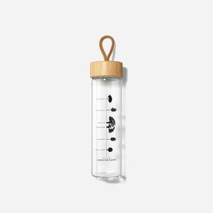 ORIGINS GLASS WATER BOTTLE